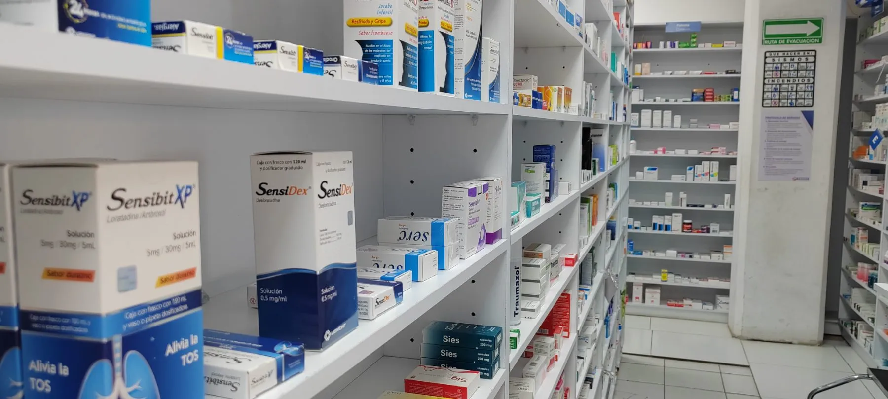 Anaquel ordenado después de la implementación